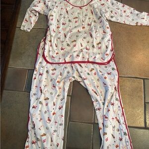 Lake Pajamas with Red Trim